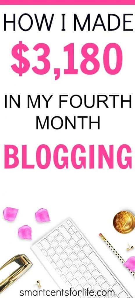 How I Made ,180 In My Fourth Month Blogging