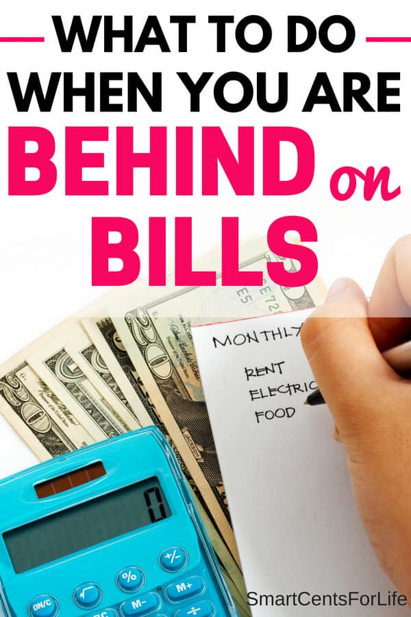 What to do when you can't pay your bills? Getting behind on bills is not a place anyone wants to be. Set an actionable plan to tackle this situation and get things under control again!. Here are 9 actionable steps to take when you can't afford to pay your bills. 