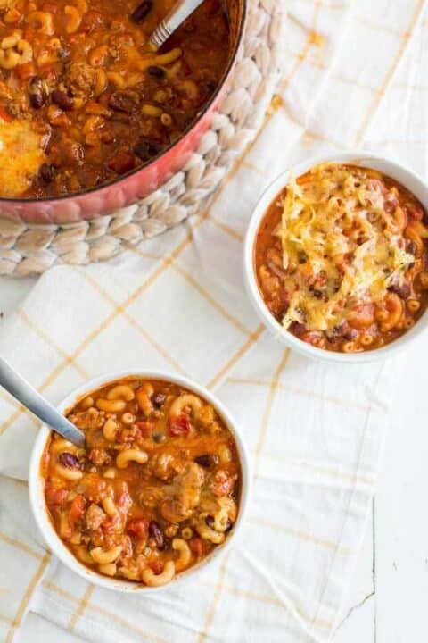 chili mac and cheese recipe