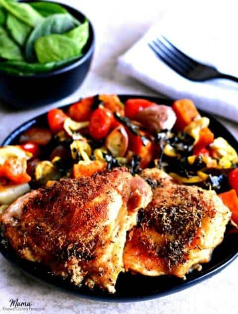 crispy chicken thighs