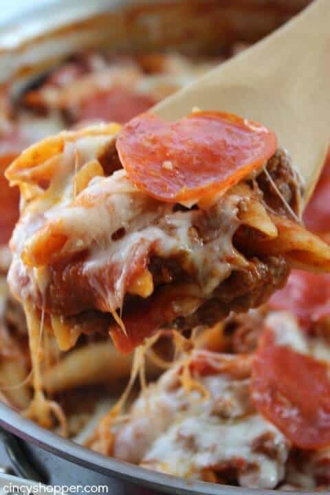 one pot pepperoni pizza pasta