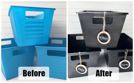 Dollar Store Storage Bins