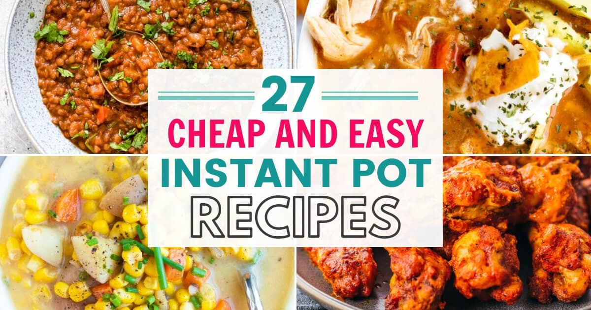 27 Cheap and Easy Instant Pot Recipes You have to Try! – Smart Cents