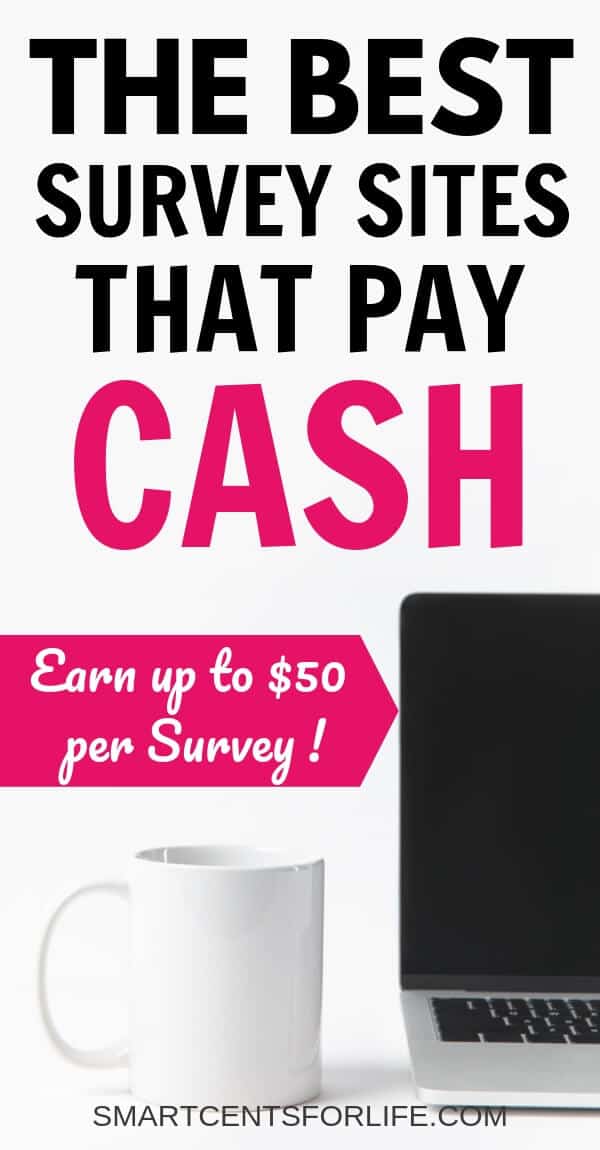Here is a complete list of the best paid survey sites to make extra money from home or anywhere! Make money online this year with these legit high paid survey sites that are free and easy to use! Perfect for stay at home moms, college students or anyone looking for ways to make extra cash! #makemoneyonline #makemoney #workathome