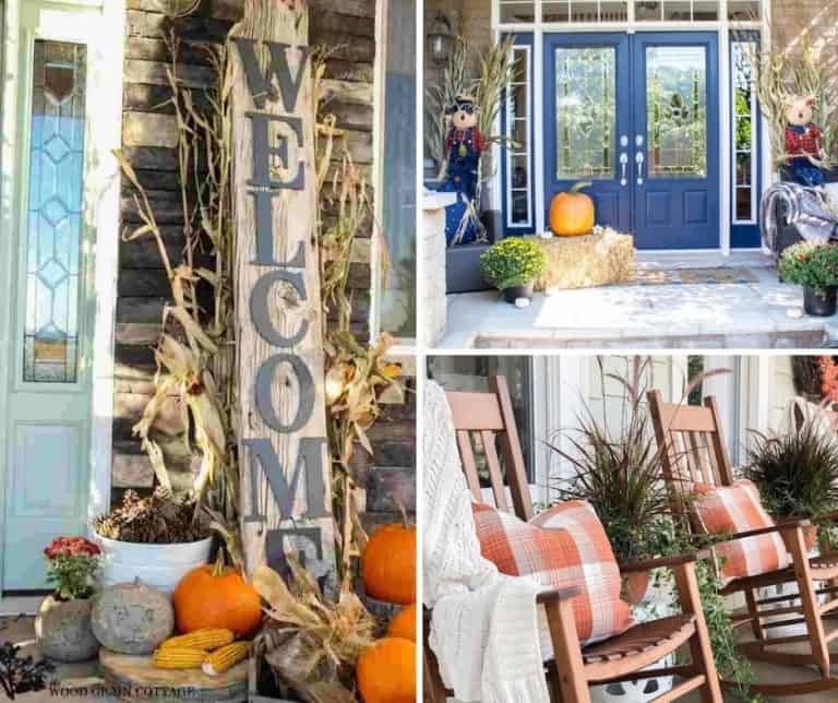21 Inspiring Fall Front Porch Decorating Ideas You Can Try This Year!