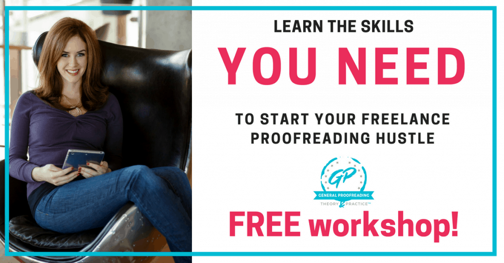 Proofread Anywhere Workshop banner