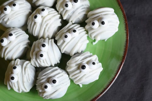 Halloween Treats-  Spooky oreo balls